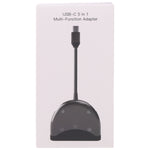 NK-3039 5 in 1 USB-C / Type-C Male to TF / SD Card Slot + 3 USB Female Adapter, NK-3039