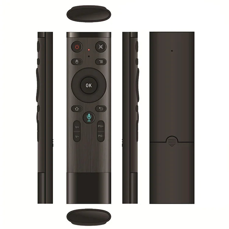 Q5 Gyroscope + Voice Foreign Version USB 2.4G Wireless Voice Flying Mouse Remote Control, Support Set-Top Box / Computer, Gyroscope + Voice