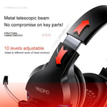 YINDIAO Q2 Head-mounted Wired Gaming Headset with Microphone, Version: Single 3.5mm, Q2 Single 3.5mm(Black)