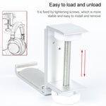 Desktop Lock Clip Type Metal Foldable Headset Stand Display Hanger, Desktop Lock Clip Type