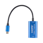 CJK025 USB-C / Type-C Male to HDMI Female Audio Video Capture Card, Type-C to HDMI