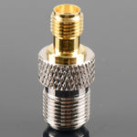 SMA Female to F Female Connector Adapter, SMA Female to F Female