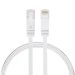 1m CAT6 Ultra-thin Flat Ethernet Network LAN Cable, Patch Lead RJ45, Length: 1m