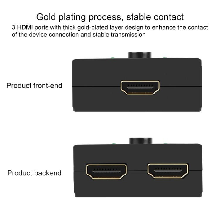4K HD Video Smart Two-way HDMI Switcher, BSY