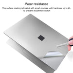 4 in 1 Notebook Shell Protective Film Sticker Set for Microsoft Surface Laptop 3 15 inch, For Surface Laptop 3 15 inch