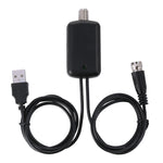 USB Connector Signal Booster Amplifier + IEC Converter Head, USB 50 Miles 25dBi