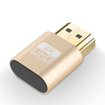 VGA Virtual Display Adapter HDMI 1.4 DDC EDID Dummy Plug Headless Display Emulator, Pink, Grey, Gold, Red, Silver