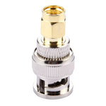 2 PCS BNC Male to SMA Male Connector, Male to SMA Male