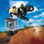 PULUZ Aluminum Alloy Motorcycle Fixed Holder Mount with Tripod Adapter & Screw for GoPro, Insta360, DJI and Other Action Cameras, Fixed Mount 2 (Black), Fixed Mount 2 (Silver), Fixed Mount 2 (Red), Fixed Mount 2 (Blue), Fixed Mount 2 (Gold)