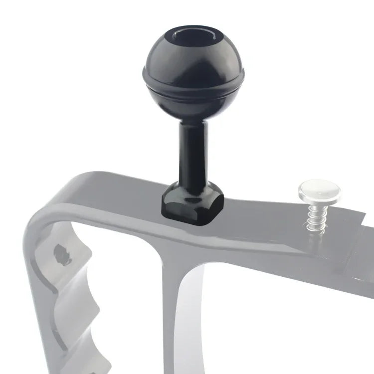 PULUZ 1/4 inch Screw Aluminum Ball Adapter Mount for GoPro, Insta360, DJI and Other Action Cameras, Diameter: 2.5cm, 1/4 inch Screw(Black), 1/4 inch Screw(Blue)