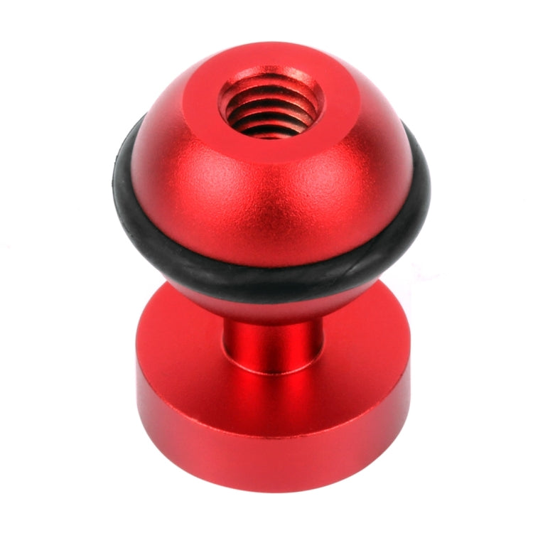 PULUZ CNC Aluminum Ball Head Adapter Mount for GoPro, Insta360, DJI and Other Action Cameras, Diameter: 2.5cm, CNC Aluminum (Blue), CNC Aluminum (Red), CNC Aluminum (Black)