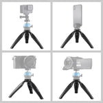 PULUZ Simple Mini ABS Desktop Tripod Mount with 1/4 inch Screw for DSLR & Digital Cameras, Working Height: 9cm, ABS Tripod