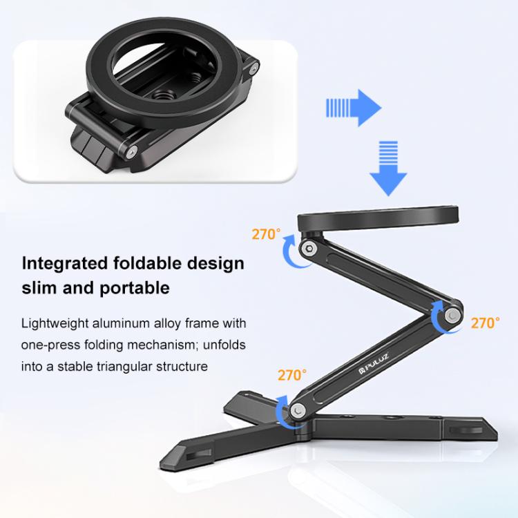 MagSafe Desktop Live Streaming Magnetic Foldable Phone Holder Bracket, Live Streaming Bracket
