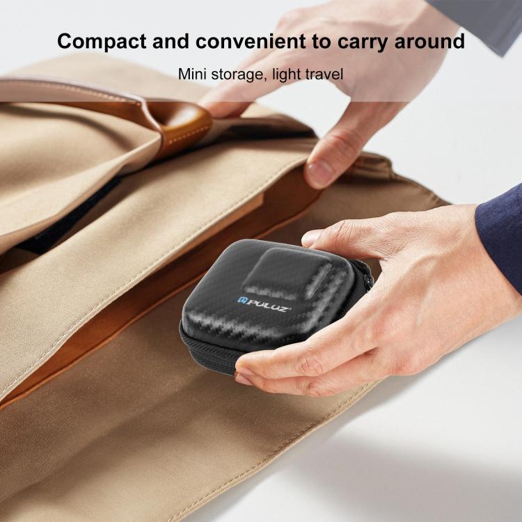 PULUZ Mini Portable Carbon Fiber Storage Bag, PULUZ For DJI OSMO Action