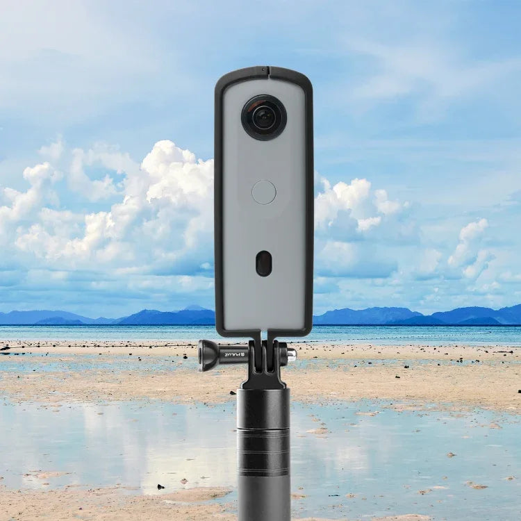 PULUZ PC ABS Plastic Protective Frame for Ricoh Theta SC2, with Adapter Mount & Screw, Plastic Frame For Ricoh Theta SC2