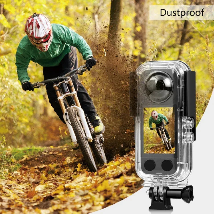 For Insta360 X3 PULUZ 30m Underwater Waterproof Housing Case, 30m Waterproof Case