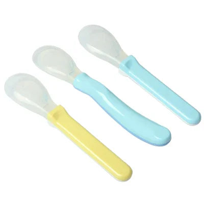 Lovely Silicone Gel Spoon for Baby (Random Delivery), 3703