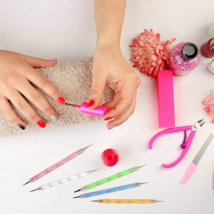 Nail Painting Point Diamond Pen, Length: 13cm