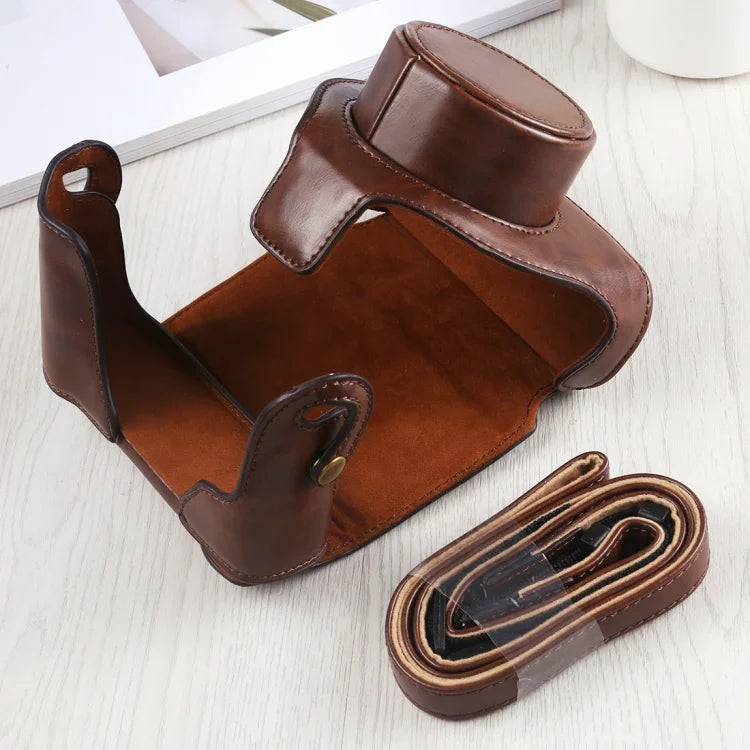 Full Body Camera PU Leather Case Bag with Strap for FUJIFILM X10 / X20, For FUJI X10