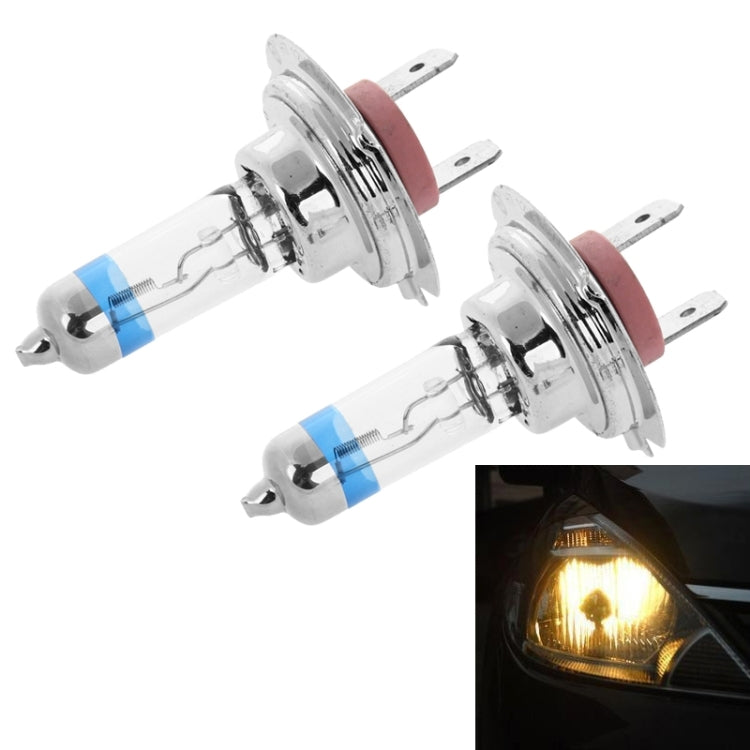 2 PCS H7 12V / 55W / 4300K / 2100lm Xenon Car Headlight Bulbs, Warm White, H7