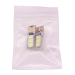 2 PCS T10 2W 120-140LM 6 LED Ice Blue 5050 LED Brake Light for Vehicles, DC12V, 6 5050 LEDs, 6 LED 5050 LEDs, 6  5050 LEDs