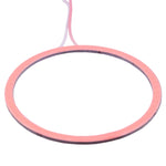 80mm 5W 180LM Angel Eyes Circles Car Headlight COB LED Lights for Vehicles, DC 12-24V, 80mm Pink Light, 80mm Green Light, 80mm Red Light