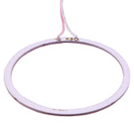 80mm 5W 180LM Angel Eyes Circles Car Headlight COB LED Lights for Vehicles, DC 12-24V, 80mm Pink Light, 80mm Green Light, 80mm Red Light