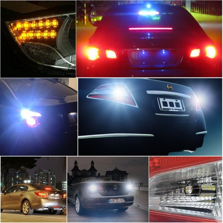 T20/7443 8W 420LM White + Yellow Light 42 LED 2835 SMD Car Brake Light Steering Light Bulb, DC 12V, T20