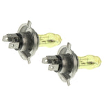 2 X H4 HOD Halogen Bulbs 12V 100W 2400 LM 3500K Yellow Light Headlights, H4