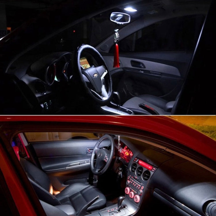 2 PCS 41mm 3.5W 180LM White Light 12 LED SMD 4014 CANBUS License Plate Reading Lights Car Light Bulb, 3.5W 41mm