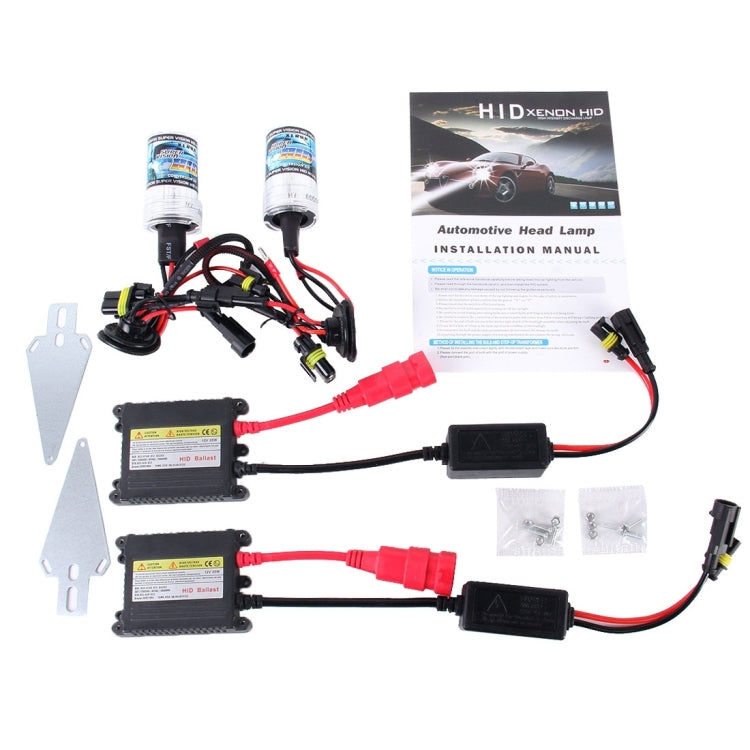 35W 2x H11 Slim HID Xenon Light, High Intensity Discharge Lamp, H11+35W 6000K, H11+35W 8000K