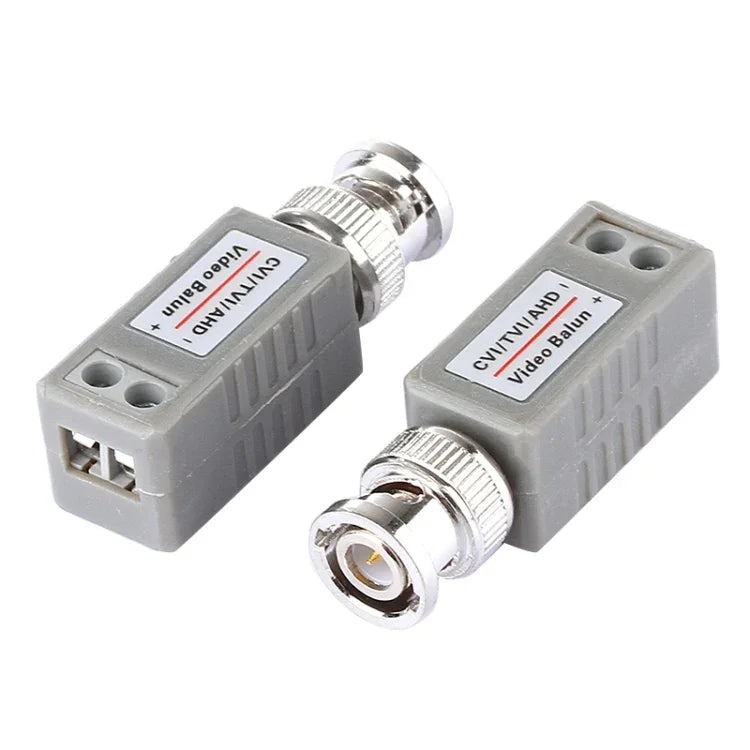 2 PCS 202E-HD CVI/TVI/AHD 1CH Passive Video Balun Coaxial Adapter, 202E-HD