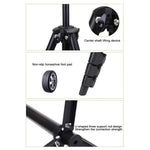 YUNTENG VCT-681 138cm SLR / Micro-SLR / Digital Cameras Tripod Stand, 4-Section Folding Aluminum Legs, Suitable for Canon / Nikon / Panasonic / Pentax / Casio / Sony / Fuji (Load Capacity: 3kg)