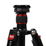 Triopo MT-2804C Adjustable Portable Aluminum Tripod with NB-2S Ball Head for Canon Nikon Sony DSLR Camera, MT-2804C (Black), MT-2804C (Gold)