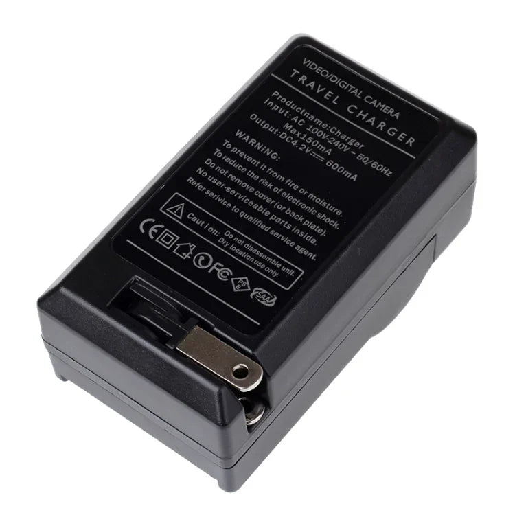 Digital Camera Battery Charger with Car Charger for Xiaomi Xiaoyi, US Plug, Car Charger