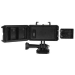 30M Waterproof Video Light 3 Modes Flashlight with Base Mount & Screw for GoPro, Insta360, DJI and Other Action Cameras, 30M Waterproof