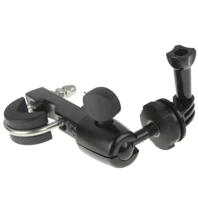 Handlebar Seatpost Big Pole Mount Bike Moto Bicycle Clamp with Tripod Mount Adapter & Screw for GoPro, Insta360, DJI and Other Action Cameras, Moto Bicycle Clamp