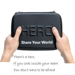 Shockproof Waterproof Portable Travel Case for GoPro, Insta360, DJI and Other Action Cameras Accessories, Size: 22cm x 16cm x 7cm, Size: 22cm x 16cm x 7cm
