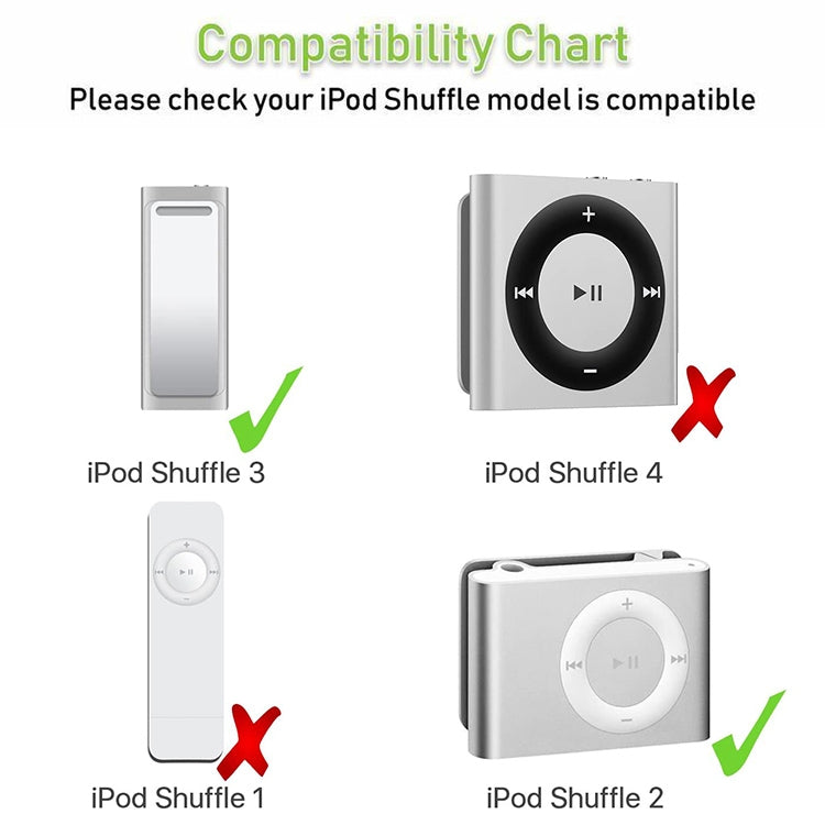 USB to 3.5mm Jack Data Sync & Charge Cable for iPod Shuffle 1st /2nd /3rd Generation, Length: 15.5cm