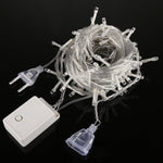 100 LED RGB Light with Controller, Flashing / Fading / Chasing Effect, AC 220V, EU Plug , RGB Light