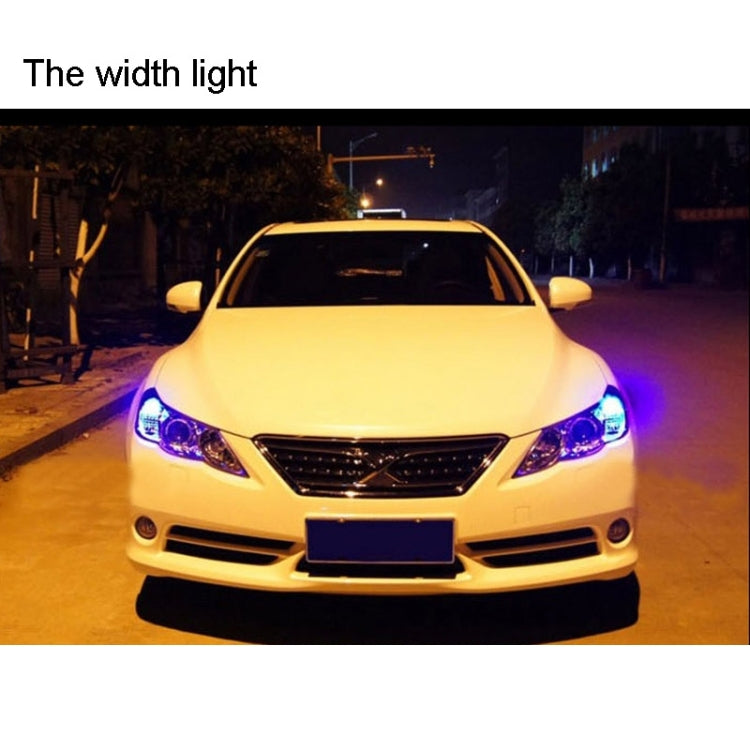 2 PCS T10 1.5W 60LM 1 LED Dark Blue COB LED Brake Light for Vehicles, DC12V