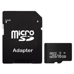 16GB High Speed Class 10 Micro SD(TF) Memory Card from Taiwan, Write: 8mb/s, Read: 12mb/s (100% Real Capacity), 16GB Naked Card