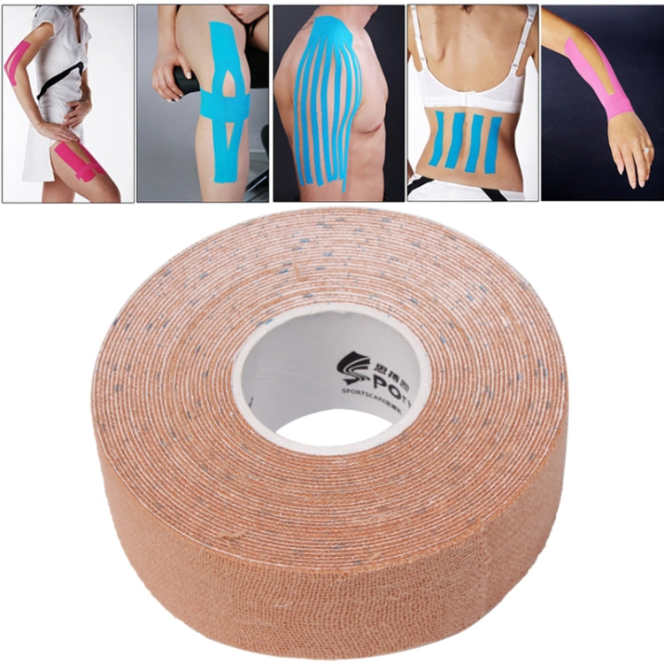 Waterproof Kinesiology Tape Sports Muscles Care Therapeutic Bandage, Size: 5m(L) x 2.5cm(W), Size: 5m x 2.5cm