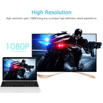 24cm Full HD 1080P HDMI to VGA + Audio Output Cable for Computer / DVD / Digital Set-top Box / Laptop / Mobile Phone / Media Player, Length: 24cm(White)