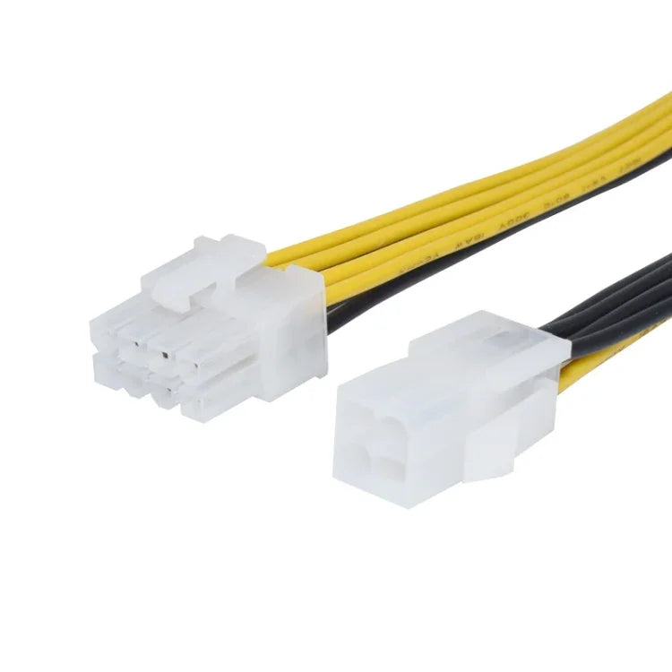 8 Pin Male to 4 Pin Female Power Cable, Length: 18.5cm, 8 Pin Male to 4 Pin Female