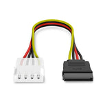 4 Pin IDE to Serial ATA SATA Power Cable Adapter (15cm), Material: Al+Mg, 4 PIN IDE to SATA