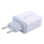 XHF30W 3 QC3.0 USB Fast Charging Wall Charger, EU Plug, EU Plug