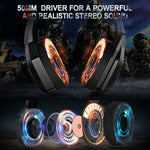 ONIKUMA K10 3.5mm Computer Games Wired Headset with RGB LED Light, K10