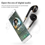 Black Wire Body 3.5mm In-Ear Earphone with Line Control & Mic for iPhone, Galaxy, Huawei, Xiaomi, LG, HTC and Other Smart Phones