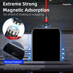 2m 2A Output USB to USB-C / Type-C Nylon Braided Rotate Magnetic Charging Cable, 2m Type-C